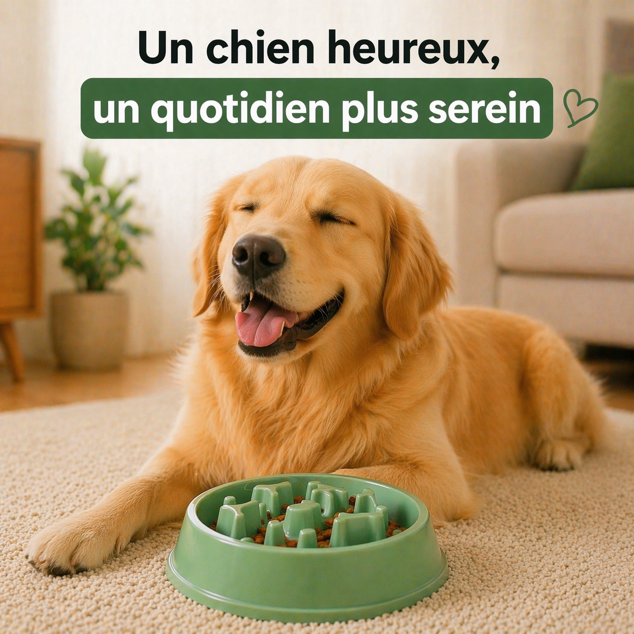 Gamelle Anti-Glouton pour Chien